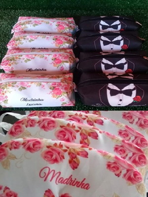 Kit madrinha (necessaire + tapa olho