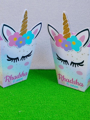 Cachepô unicórnio personalizado