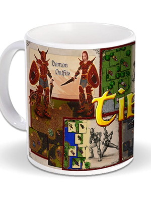 Caneca do jogo mmorpg tibia