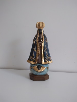 Nossa senhora aparecida 40cm gesso