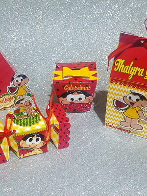 Kit personalizados magali- 40 itens