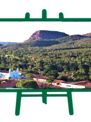 Moldura 10x15 sem foto - cavalete - verde bandeira