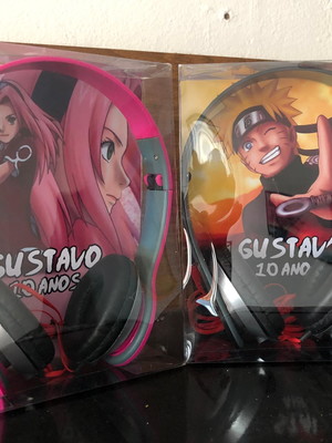 Fone personalizado naruto