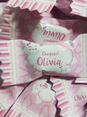 Bala personalizada chuva de bençãos