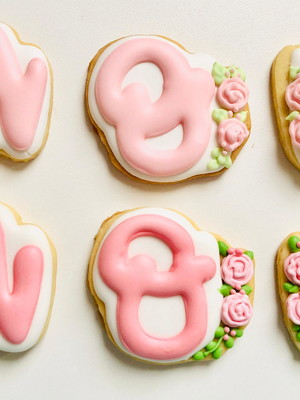 Biscoito decorado dia das mães