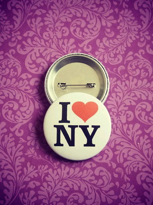 Kit (10) bottons: amo nova york