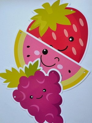Varalzinho frutinhas (c/ 8 frutas)