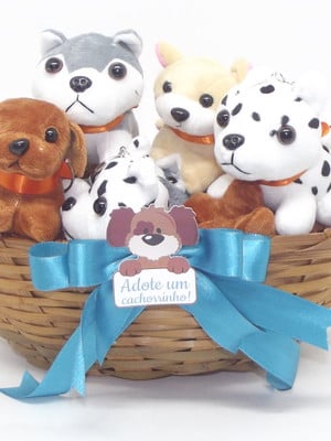 Cesta cachorrinhos - 50 cachorrinhos