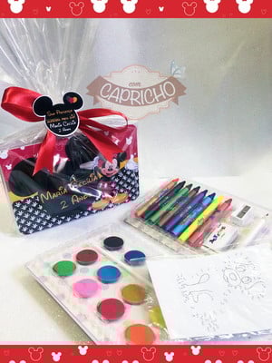 Maleta aquarela 24 itens