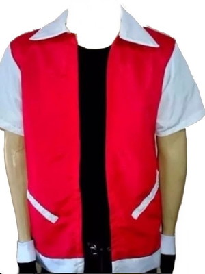 Cosplay fantasia mestre red pokémon