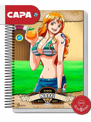 Caderno nami one piece