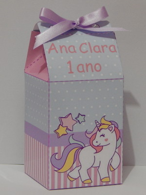 Caixa milk unicórnio