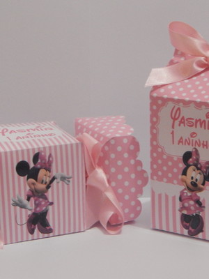 Kit minnie rosa com 20 itens