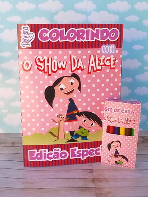 Kit livro de colorir g - show da luna