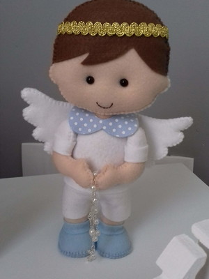 Mini anjinho em feltro