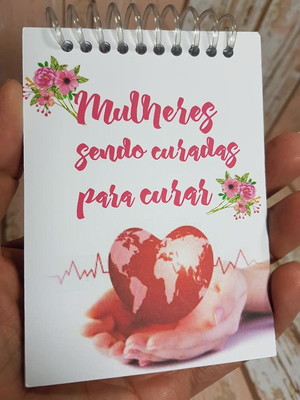 Bloquinho de anotações mulheres