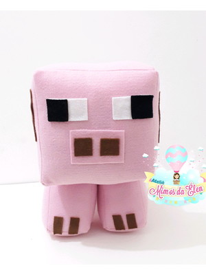 Turma minecraft de feltro