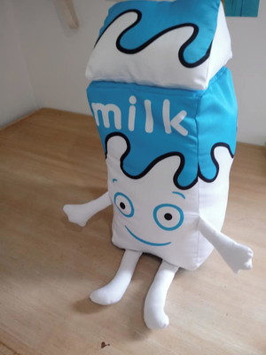 Boneco sublimado caixinha de leite