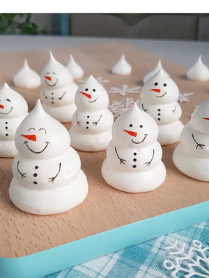 Suspiro boneco de neve