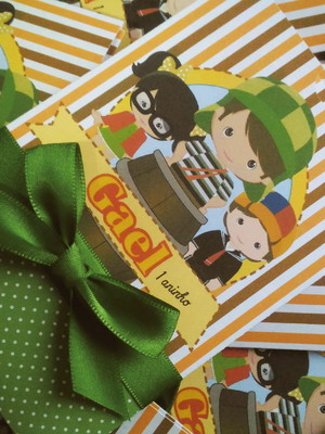 Convite para aniversário infantil turma do chaves