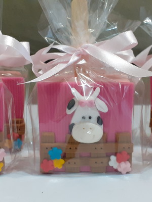 Pães de mel personalizados tema fazendinha