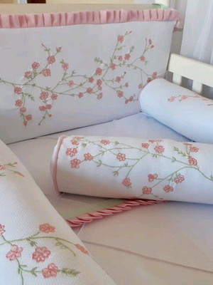 Kit berço floral