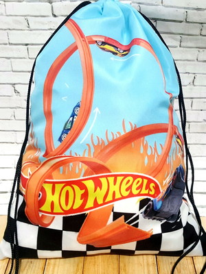 10 mochila hot wheels - pequena