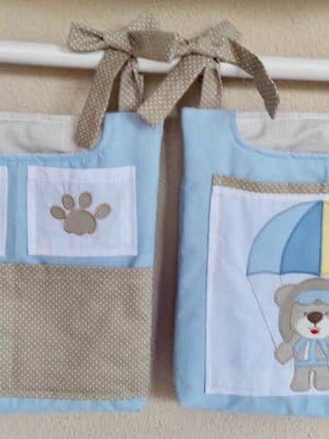 Kit berco urso aviador