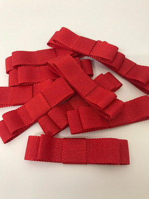 Laço duplo vermelho