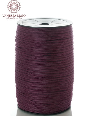 Fio nautico 5mm marsala rolo com 330 mts