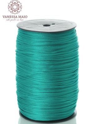 Fio nautico 5mm na cor verde cabare rolo com 330 mts