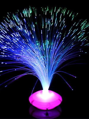 Kit 80 abajur fibra optica decoração festas c/ pilhas