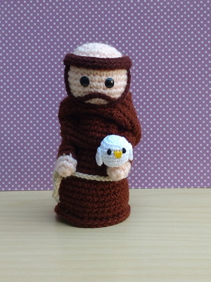 São francisco de assis amigurumi