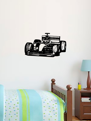 Adesivo decorativo parede carro formula 1