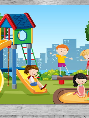 Painel parquinho infantil