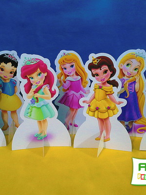 Display de mesa princesas disney baby (kit com 07)
