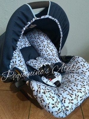 Capa para bebê conforto panda