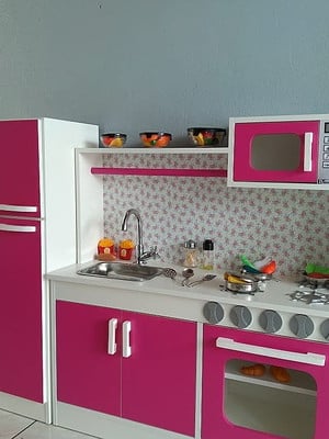 Cozinha infantil em mdf de 15 mm