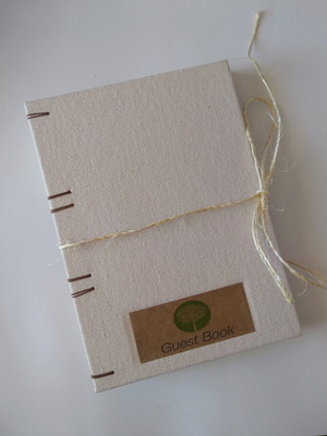 Caderno artesanal rústico