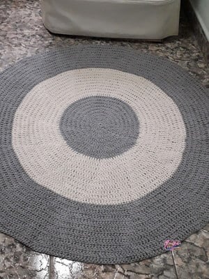 Tapete 1m de crochê