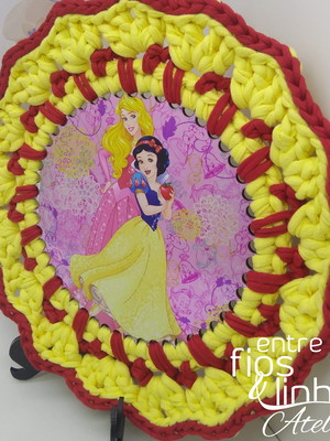Mandala branca de neve em croche