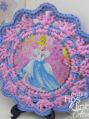 Mandala cinderela em croche