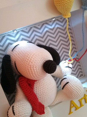 Porta maternidade snoopy
