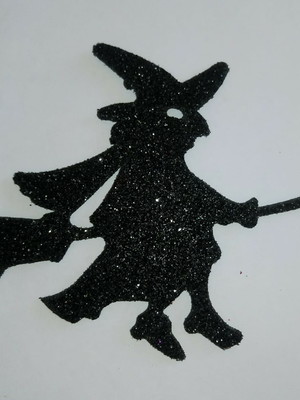 Aplique bruxa halloween