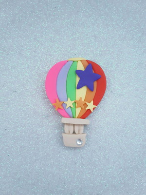 Aplique balão mundo bita biscuit p