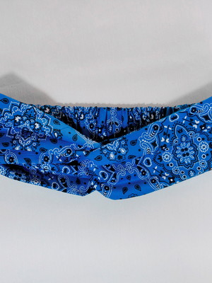 Turbante duplo com elástico - bandana