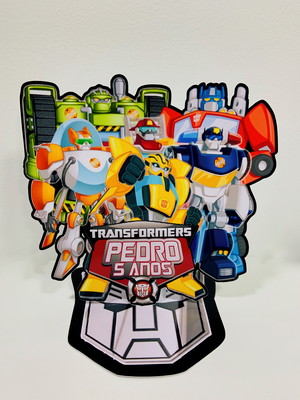 Enfeite de mesa transformers rescue bots