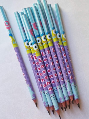 Lápis personalizado monstros sa