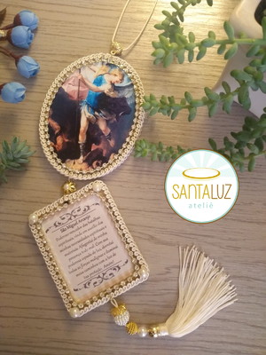 Medalhão arcanjo miguel