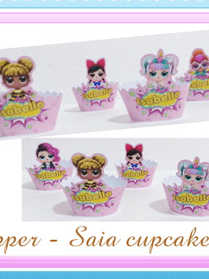 Wrapper - saia para cupcake